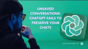 ChatGPT is not saving conversations